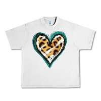 Lunar Rock Glitter Leopard Heart Urban Heavy Tee - Jasminsmagicworld