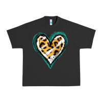 Pigment Black Glitter Leopard Heart Urban Heavy Tee - Jasminsmagicworld