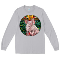 Moon Dust christmas pig Long Sleeve Tee - LillyAllenDesigns