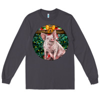 Smoke christmas pig Long Sleeve Tee - LillyAllenDesigns