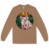 Toasted Coconut christmas pig Long Sleeve Tee - LillyAllenDesigns