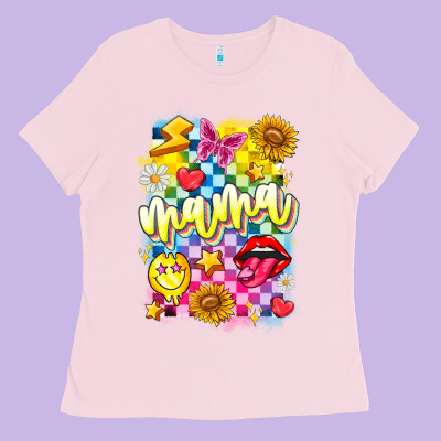 Mama Ladies Tee Designed By Cowhidedigitalart