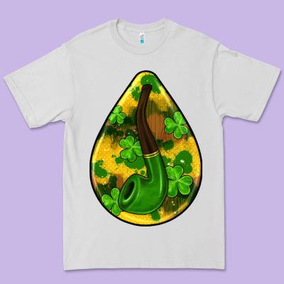 St.patrick's Teardrop Earrings Premium Tee Designed By Fadigitalartstudio