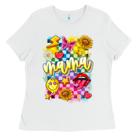 White Mama Ladies Tee - CowhideDigitalArt