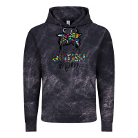 Cloud Black autism mom Vintage Hoodie - CowhideDigitalArt