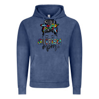 Vintage Denim autism mom Vintage Hoodie - CowhideDigitalArt