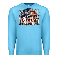 Ocean Blue baseball mom Premium Sweatshirt - Jasminsmagicworld