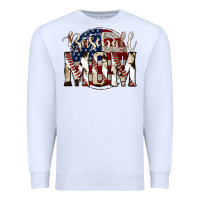 White baseball mom Premium Sweatshirt - Jasminsmagicworld