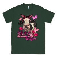 Sports Green Valentine's Day shut up and kiss me Holstein Cow Classic Tee - FaDigitalArtStudio