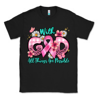 Black with god all things are possible Classic Tee - BarkalooDesign