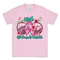 Bubblegum Pink with god all things are possible Classic Tee - BarkalooDesign