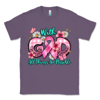 Lavender with god all things are possible Classic Tee - BarkalooDesign