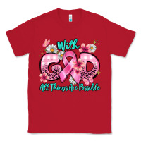 Red with god all things are possible Classic Tee - BarkalooDesign