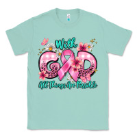 Seafoam with god all things are possible Classic Tee - BarkalooDesign