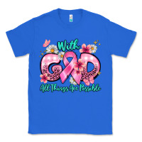 True Royal with god all things are possible Classic Tee - BarkalooDesign