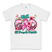 White with god all things are possible Classic Tee - BarkalooDesign