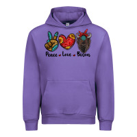 Tulip peace love bison Urban Hoodie - RanaPortraitStore