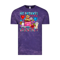 Cloud Purple My Patients is Valentines Vintage Tee - CowhideDigitalArt
