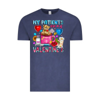 Vintage Denim My Patients is Valentines Vintage Tee - CowhideDigitalArt