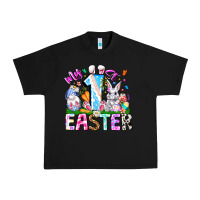 Black My 1st Easter Urban Heavy Tee - CowhideDigitalArt