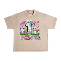 French Oak My 1st Easter Urban Heavy Tee - CowhideDigitalArt