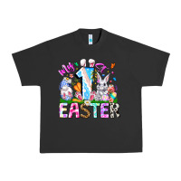 Pigment Black My 1st Easter Urban Heavy Tee - CowhideDigitalArt