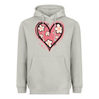 Moon Dust floral pink glitter heart Heavyweight Hoodie - Jasminsmagicworld