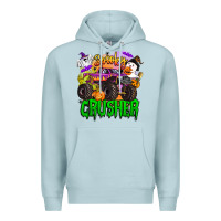 Blue Mist spooky crusher monster truck Premium Hoodie - BarkalooDesign