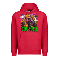 Cardinal spooky crusher monster truck Premium Hoodie - BarkalooDesign