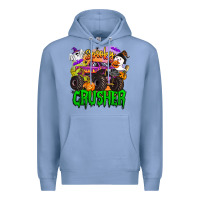 Spooky Crusher Monster Truck Premium Hoodie | Teevron