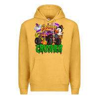 Mustard spooky crusher monster truck Premium Hoodie - BarkalooDesign