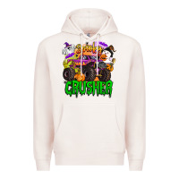 Pale Pink spooky crusher monster truck Premium Hoodie - BarkalooDesign