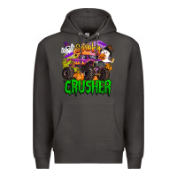 Smoke spooky crusher monster truck Premium Hoodie - BarkalooDesign