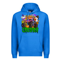 True Royal spooky crusher monster truck Premium Hoodie - BarkalooDesign