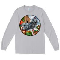 Moon Dust ameraucana rooster christmas Long Sleeve Tee - LillyAllenDesigns