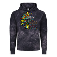 Cloud Black autism sunflower Vintage Hoodie - CowhideDigitalArt