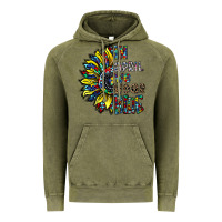 Vintage Olive autism sunflower Vintage Hoodie - CowhideDigitalArt