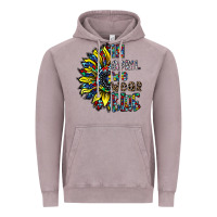 Vintage Zinc autism sunflower Vintage Hoodie - CowhideDigitalArt