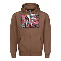 Chestnut indian headdress valentine's day Zipper Hoodie - Jasminsmagicworld