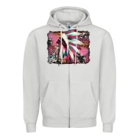 Dove Grey indian headdress valentine's day Zipper Hoodie - Jasminsmagicworld