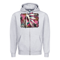 Heather Grey indian headdress valentine's day Zipper Hoodie - Jasminsmagicworld