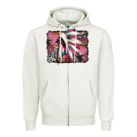 Oatmeal Heather indian headdress valentine's day Zipper Hoodie - Jasminsmagicworld