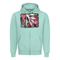 Seafoam indian headdress valentine's day Zipper Hoodie - Jasminsmagicworld
