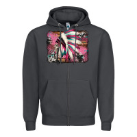 Smoke indian headdress valentine's day Zipper Hoodie - Jasminsmagicworld
