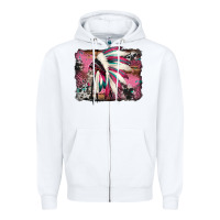 White indian headdress valentine's day Zipper Hoodie - Jasminsmagicworld