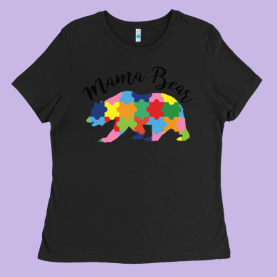 Mama Bear Ladies Tee Designed By Cowhidedigitalart
