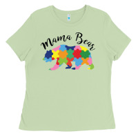 Matcha mama bear Ladies Tee - CowhideDigitalArt