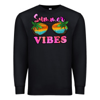 Black Summer Vibes Premium Sweatshirt - Jasminsmagicworld