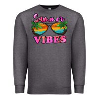 Charcoal Heather Summer Vibes Premium Sweatshirt - Jasminsmagicworld
