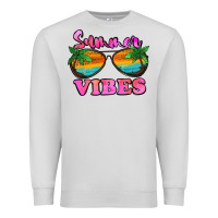 Dove Grey Summer Vibes Premium Sweatshirt - Jasminsmagicworld